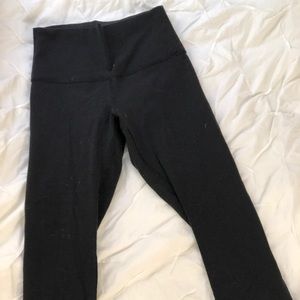 lululemon black full luon high-rise wunder under 4